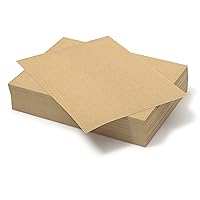 Mat Board Center, 25 pack 5x7 Brown Cardboard sheet, 1/8 inch thick, Flat  Corrugated Cardboard Inserts for Packing, Shipping, Mailing, Cardboard