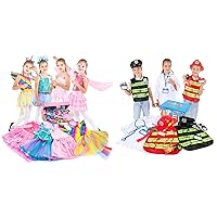 Fedio Kids Dress up Trunk Boys and Girls Role Play Costume set