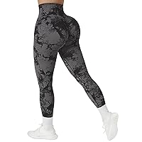 RXRXCOCO Womens High Waist Tummy Control Leggings Ruched Butt Lift Yoga Pants Workout Tights