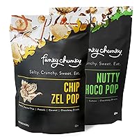 Funky Chunky Nutty Choco Pop & Chip Zel Pop 2 Pack