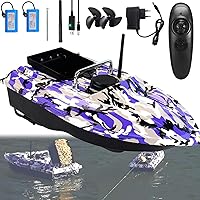 Carpfishing Priming Ship, Cerecedy Ship Teediregidos with 9600mAh Battery Fish, 500 M Signal Reception Distance, Resistant and Waterproof, Ideal for Fishing Lovers
