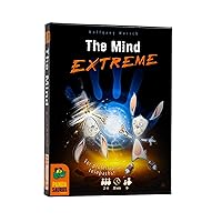 Pandasaurus Games The Mind Extreme - Twice The Speed, Synchronized and Backwards - Family-Friendly Board Games - Adult Games for Game Night - Card Games for Adults, Teens & Kids (2-4 Players) , Black