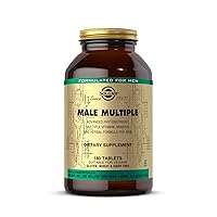 Solgar Male Multiple, 180 Tablets - Multivitamin, Mineral & Herbal Formula for Men - Advanced Phytonutrient - Vegan, Gluten Free, Dairy Free - 90 Servings