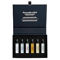 Mens Fragrance Cologne Collection Travel Sampler 7 pc .09oz Gift Box Set:Fierce, Fierce Confidence, Fierce Icon, 1892, Woods, Ellwood and First Instinct