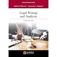 Legal Writing and Analysis (Aspen Coursebook Series) Legal Writing and Analysis (Aspen Coursebook Series) Kindle Paperback