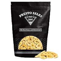 Presto Sales Banana Chips, Sweetened, 48 oz. | Light sweet crunchy n' crispy snack | Healthy Treat for All Ages | Natural Rich Flavor | Resealable 3 lbs. Bag by Presto Sales LLC