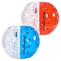 Inflatable Bumper Balls 2-Pack, 5FT/1.5M Body Sumo Zorb Balls for Teen & Adult, 0.8mm Thick PVC Human Hamster Bubble Balls for Outdoor Team Gaming Play, Bumper Bopper Toys for Garden, Yard, Park