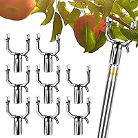 Tree Branch Supports, 8pcs Metal Tree Brace Branch Crutch Stakes, Young Fruit Tree Stand, Tree Straightening Device for ineyards Ornamental Gardens Orchards