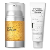 Oganacell Bestsellers Bundle DERX Cleanser 4.05 fl.oz and Peptide Recovery Cream 1.69 fl.oz