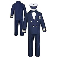 Unotux Sailor Captain Suit for Boy Outfits from New Born to 7 Years Old