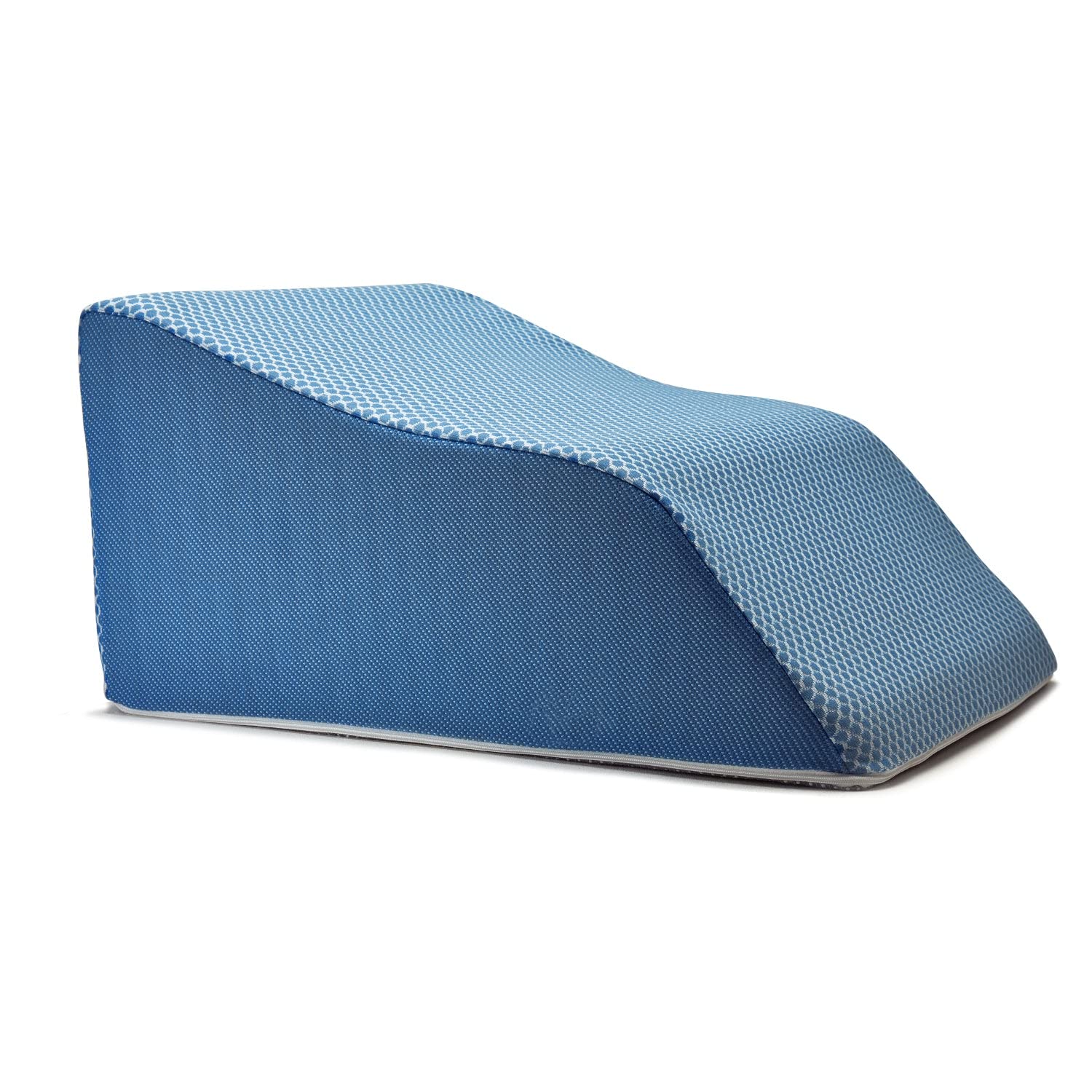 Lounge Doctor Elevating Leg Rest Pillow Wedge Foam w Heather Grey Cover Medium 18