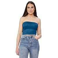 Hamishkane® Women's Strapless Bandeau Top, Soft & Stretchy Boob Tube Style Crop Tops for Women - Ideal Going Out Tops and Summer Tops for Women UK
