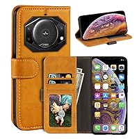 Case for Fossibot F101 Pro, Magnetic PU Leather Wallet-Style Business Phone Case,Fashion Flip Case with Card Slot and Kickstand for Fossibot F101 Pro 5.45 inches