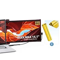 Duex Max Portable Monitor with Desk Mat-Yellow, New Mobile Pixels 14.1