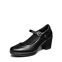 DREAM PAIRS Women's Oxfords Mary Jane Dress Shoes Heels for Women