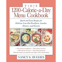 The 1200-Calorie-a-Day Menu Cookbook : Quick and Easy Recipes for Delicious Low-fat Breakfasts, Lunches, Dinners, and Desserts The 1200-Calorie-a-Day Menu Cookbook : Quick and Easy Recipes for Delicious Low-fat Breakfasts, Lunches, Dinners, and Desserts Paperback