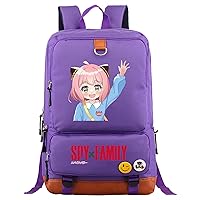 Casual Spy x Family Knapsack Anime Anya Forger Bookbag-Unisex Waterproof Rucksack Durable Laptop Bag for Travel,Sport