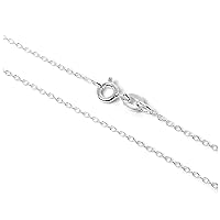 jewellerybox Fine 925 Real Sterling Silver Belcher Chain Necklace 14 Inches