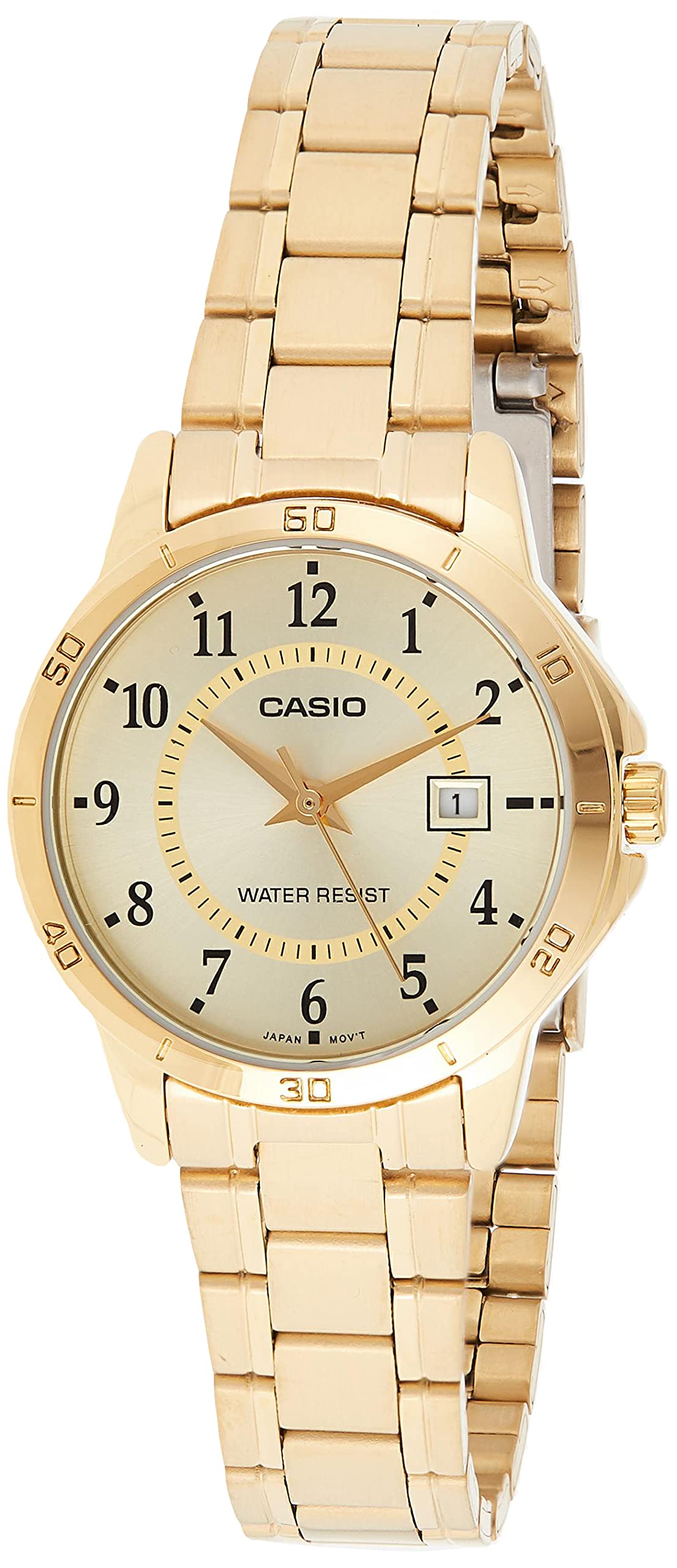 Casio Pocket Watch Chain LTP-V004G-9B, Gold, Bracelet