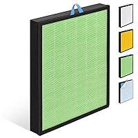Vital 200S-RF-TX Toxin Absorber Filter Compatible with Levoit Vital 200S Replacement Filter for Smart Air Purifier Vital-200S Vital 200S-P, LRF-V201-GUS H13 True HEPA Filter, Green 1-Pack