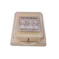 Vanilla Bean Scented, Coconut/Soy Wax Melt, Highly Scented, Long Lasting, With Essential Oils, 1 Pack, 6 Cubes, 2.3 Ounces, Non Toxic
