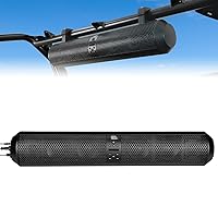 KEMIMOTO UTV Sound Bar SXS Speaker Wireless Control Bluetooth Compatible X3 SoundBar with 2X Tweeter and 4X Subwoofer Compatible with Polaris Can am Talon CForce for 1.56