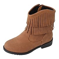 Women's Ankle Boots Thick Heel Low Heeled Booties for Women Platform Boots Cowboy