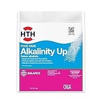 HTH 67060 Swimming Pool Care Alkalinity Up, Raises Alkalinity, Swimming Pool Chemical Stabilizes pH Fluctuation, 5 Lbs