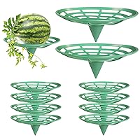 10Pcs Watermelon Trellis, 6.5 in Plastic Plant & Garden Melon Support Protector Avoid Ground Rot for Watermelon, Squash, Pumpkin, Plant Cages Supports