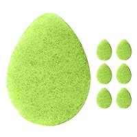 Face Scrubber, Aloe Infused Exfoliating Facial Cleansing Pads, Disposable Exfoliator Face Sponge for Daily Face Cleaning and Makeup Removal, 6 Count