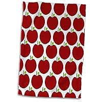 3D Rose Red Apples Fruit Kitchen Theme Art Towel, 15