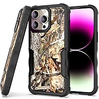 CoverON Heavy Duty Designed for Apple iPhone 15 Pro Max Case, Rugged Military Grade A Hard Plastic Hybrid TPU Rubber Grip Protective Rigid Armor Cover Fit iPhone 15 Pro Max (6.7) Phone Case - Camo
