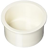 Prevue Pet Products Ceramic Bowl Replacement Cup Set, Bone White (6404) 4 Count,(Pack of 1)