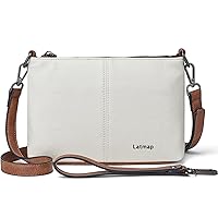 LATMAP Small Mini Crossbody Bags Purses Handbags For Women Wristlet Clutch Wallet Faux Leather Cell Phone Travel Bag Trendy