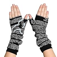 STORIARTS The Raven by Edgar Allan Poe Fingerless Writing Gloves | Hand Warmers