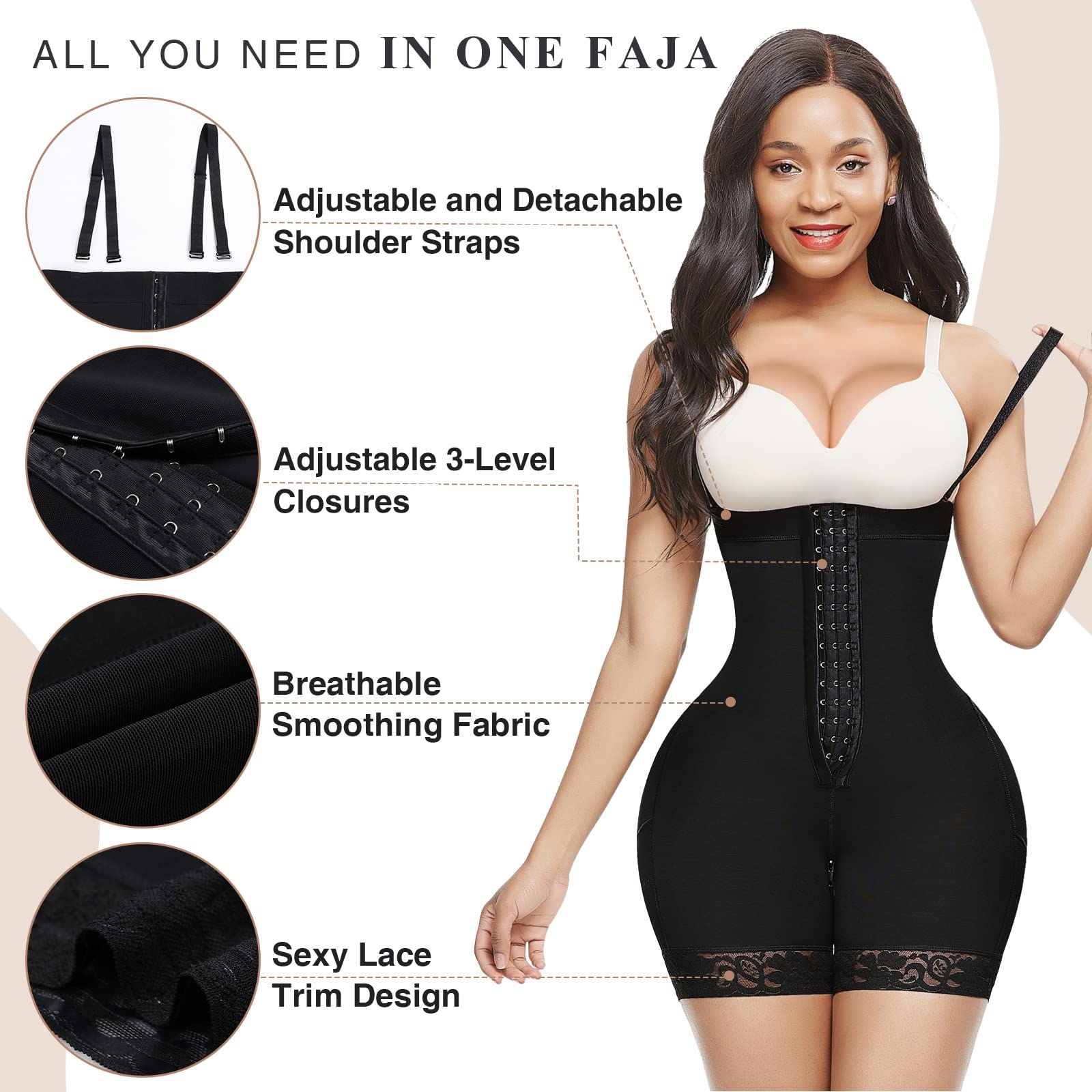 Buy Lover-Beauty Comfy BBL Stage 2 Fajas Colombians Shapewear for Women  Tummy Control Post Surgery Compression Garment