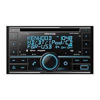 Kenwood Excelon DPX795BH Double DIN Bluetooth in-Dash Car Stereo CD Receiver with Amazon Alexa Compatibility