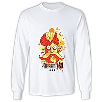 Gift for Cartoon Lovers Pandaaro Sa Quote for Men and Women Grey and Muticolor Unisex Long Sleeve T Shirt