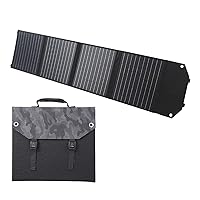 Solar Panel Kit, 100W 18V Foldable Portable Solar Panel for Caravans Camping RV with PD Box Fast Charge Cable 2024 New