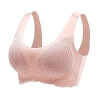 Lace Everyday Bra for Women Comfy Sports Push Up Shapewear Comfort Underwire Training Soft Smoothing
