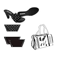 Sandal Almost Decadent Crystal Top, Crystal print Top for women, interchangeable Tops for women's wedge Sandals with 1 designs, travel-friendly, As Seen on Shark Tank