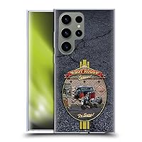 Head Case Designs Officially Licensed Larry Grossman Hot Rods Forever Retro Collection Soft Gel Case Compatible with Samsung Galaxy S23 Ultra 5G