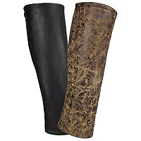 Llynda More Women's Distressed Leather Faux Leather Interchangeable Transformable Boot Top