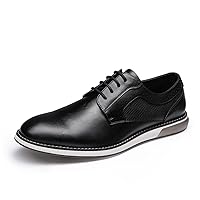 Bruno Marc Men's Plain Toe Oxford Shoes Business Formal Derby Dress Sneakers