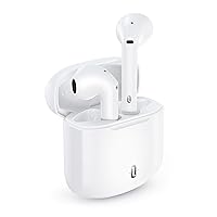 Wireless Earbuds SoundLiberty 95 True Wireless Earbuds Bluetooth 5.0 with aptX Codec Hi-Fi Audio, Deep Bass, Dual CVC 8.0 Noise Cancellation Mic for Clear Calls, USB-C Charging Case, White