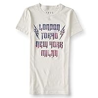 AEROPOSTALE Womens Let's Rock Graphic T-Shirt, White, X-Small