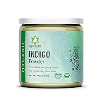 Indigo Powder for Hair - Organic, Premium Quality Organic Indigo Powder, Natural Hair Dye Solution for Lustrous and Healthy Hair