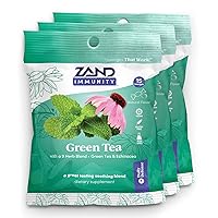 ZAND Immunity Menthol HerbaLozenge Cough Drops | Peppermint, Eucalyptus, Herb Blend | No Corn Syrup (3 Bags, 15 Lozenges)