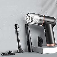 Handheld Cordless 6KPa Vacuum Cleaner Powerful Suction Power, HEPA Filtration and Easy Cle-ar Collection Bin,USB Charging Cable Included,for Cars/RVs/Trucks