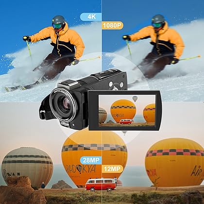 4K Video Camera Camcorder ORDRO AX65 Wifi UHD Camcorder 3.5